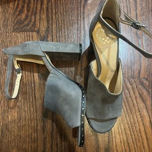 Vince Camuto Grey Suede Heels